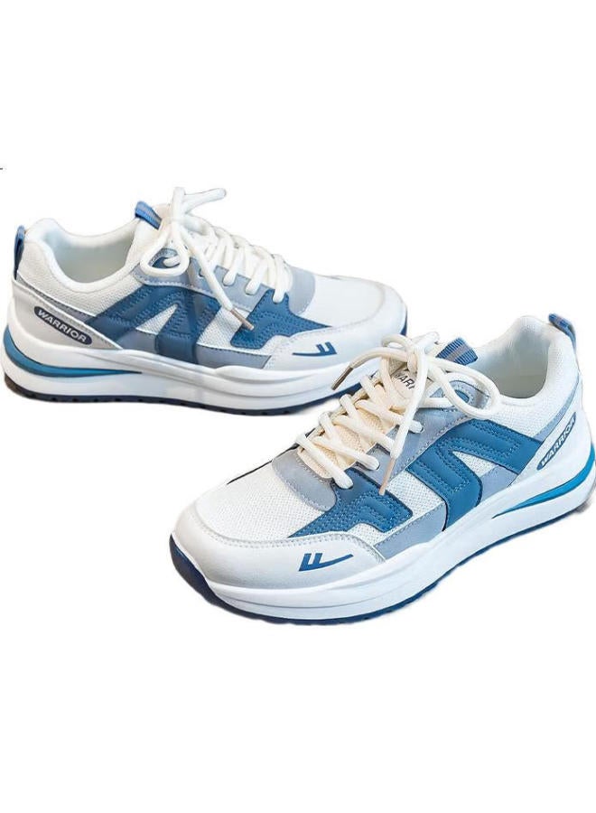 Pull Back Warrior Women'S Sports Shoes Summer New Trendy Breathable Mesh Shoes Light Blue 35 - Image 3