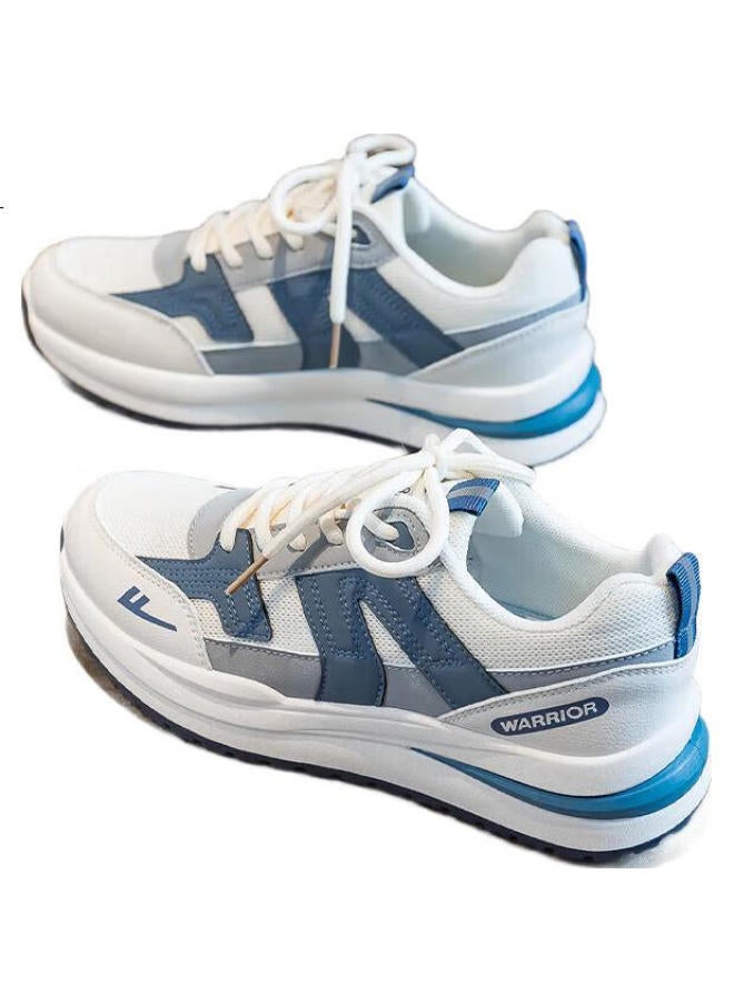 Pull Back Warrior Women'S Sports Shoes Summer New Trendy Breathable Mesh Shoes Light Blue 35 - Image 1