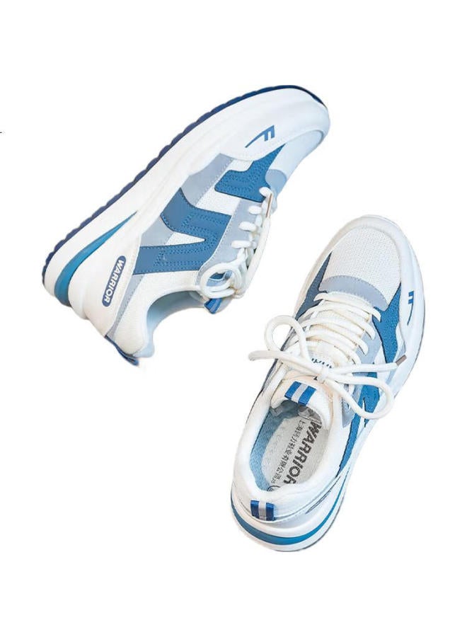 Pull Back Warrior Women'S Sports Shoes Summer New Trendy Breathable Mesh Shoes Light Blue 35 - Image 2
