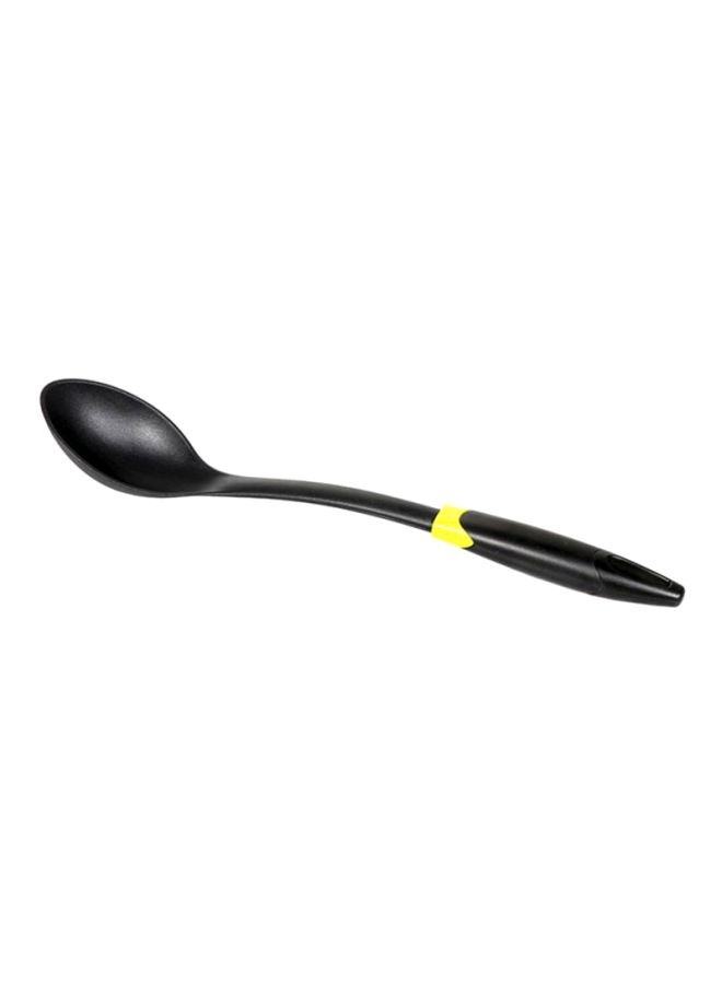 Royalford Nylon Serving Spoon Black/Yellow - Image 1