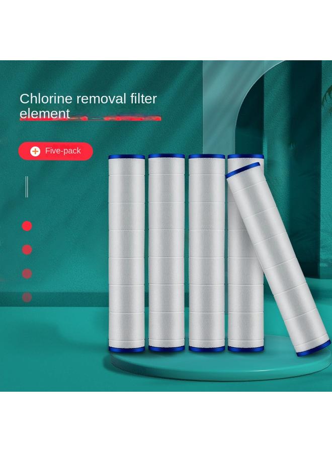 Bluejw European And American Black Wu Style Hand-held Water Purification Double-sided Shower Nozzle Pressurized Chlorine Removal And Skin Beauty Household Bathing Pressurized Shower Head - Image 1