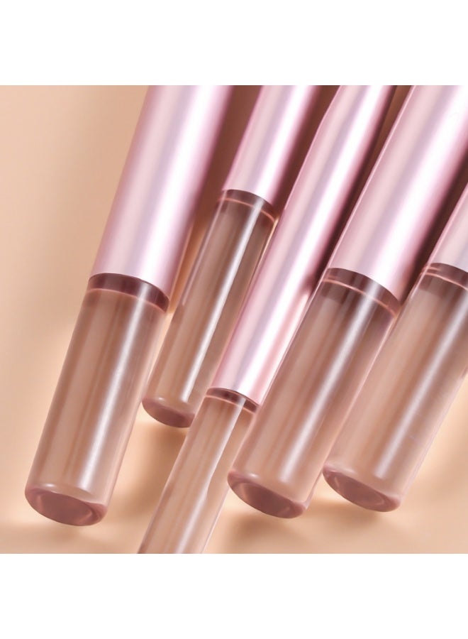 10 قطع مجموعة فرش مكياج محمولة مع حقيبة فرش مكياج محمولة بحجم مناسب للسفر فرش مكياج احترافية للنساء والفتيات - Image 3