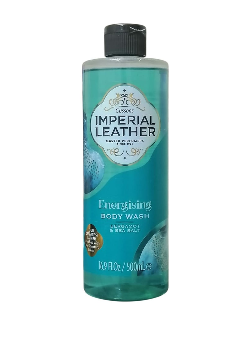 كوسونس غسول الجسم المنشط من إمبريال ليذر برائحة البرغموت وملح البحر 500 مل