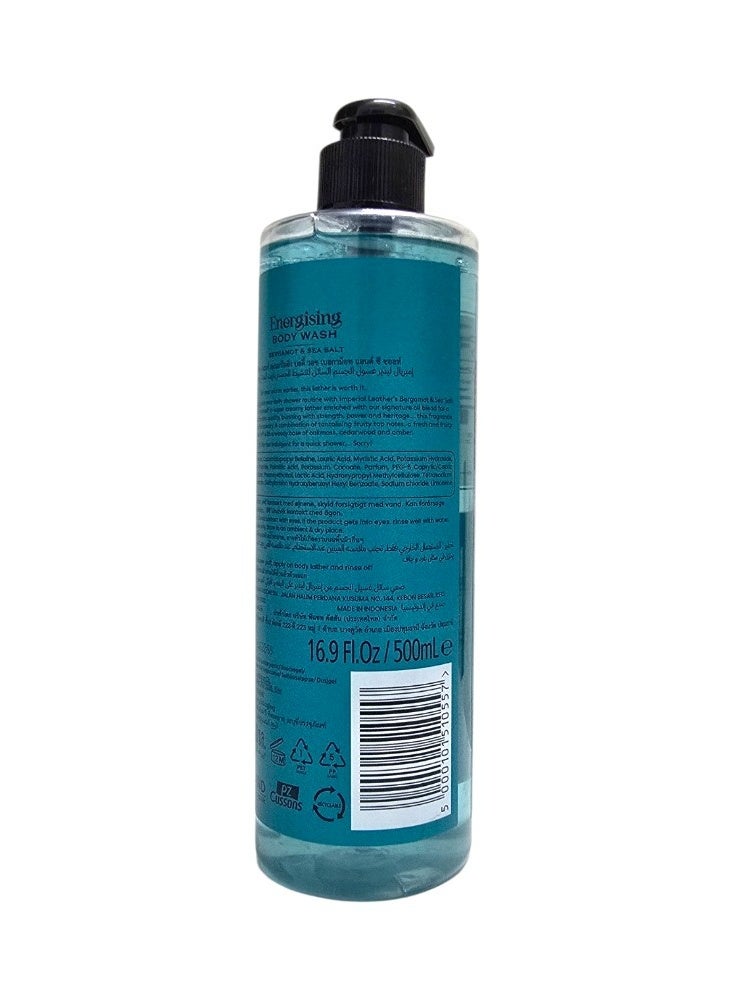 cussons Imperial Leather Energising  Body Wash Bergamot & Seasalt 500ml - Image 2