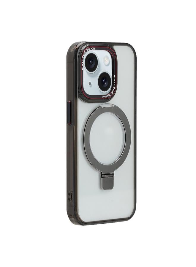 S-TOP Case For iPhone 15 Starlink Stand Clear Magsafe Phone Case - Image 1