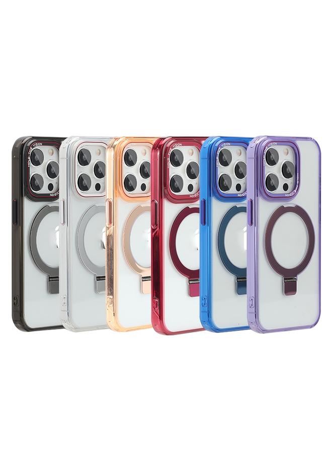 S-TOP Case For iPhone 15 Starlink Stand Clear Magsafe Phone Case - Image 2