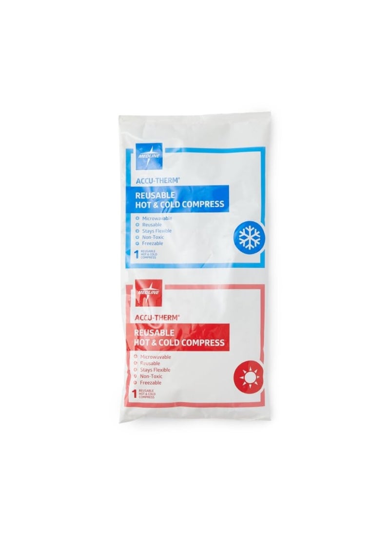 Medline Medline Accu-Therm Hot and Cold Gel Pack, Reusable, 5" x 10" (Pack of 16) 