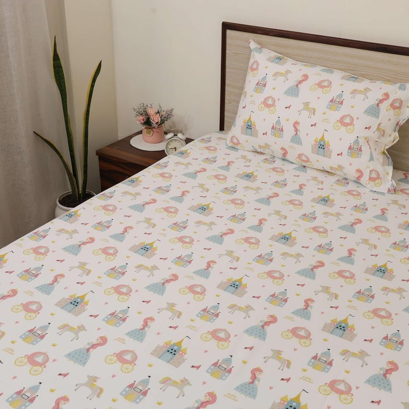 Bhoomi Impex Bedsheet for King Size PrincessThemed Bedsheets Include Pillow Covers Soft Cozy and Adorably Designed Little Princess - Image 3