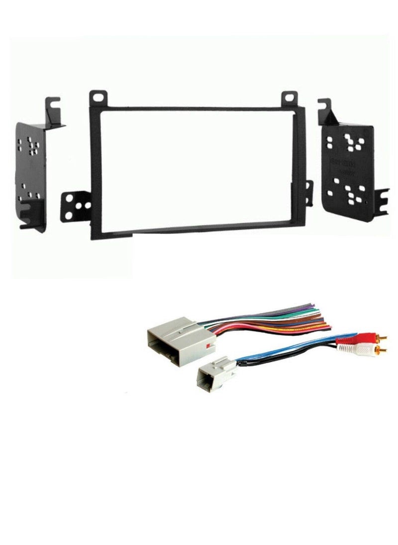 ASC Audio Car Stereo Dash Kit and Wire Harness Combo to Install a Double Din Size Aftermarket Radio for 2003-2011 Lincoln Town Car - Image 5