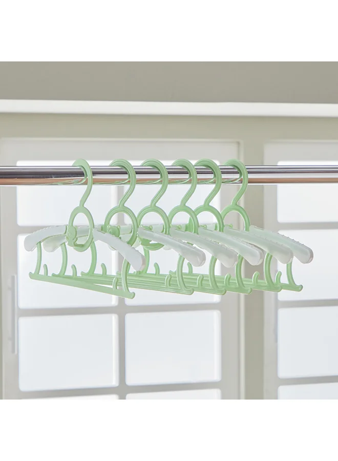 Home Box Ron 6-Piece Atlass Teddy Shaped Broad Hangers 17 x 1 x 28 cm