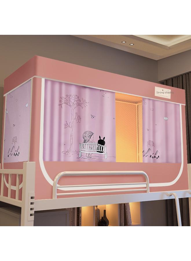 Bluejw 2023 New B20S High Definition Digital Printing Layer Double Thick Student Dormitory Encryption Mosquito Net Shading Solid Color - Image 1