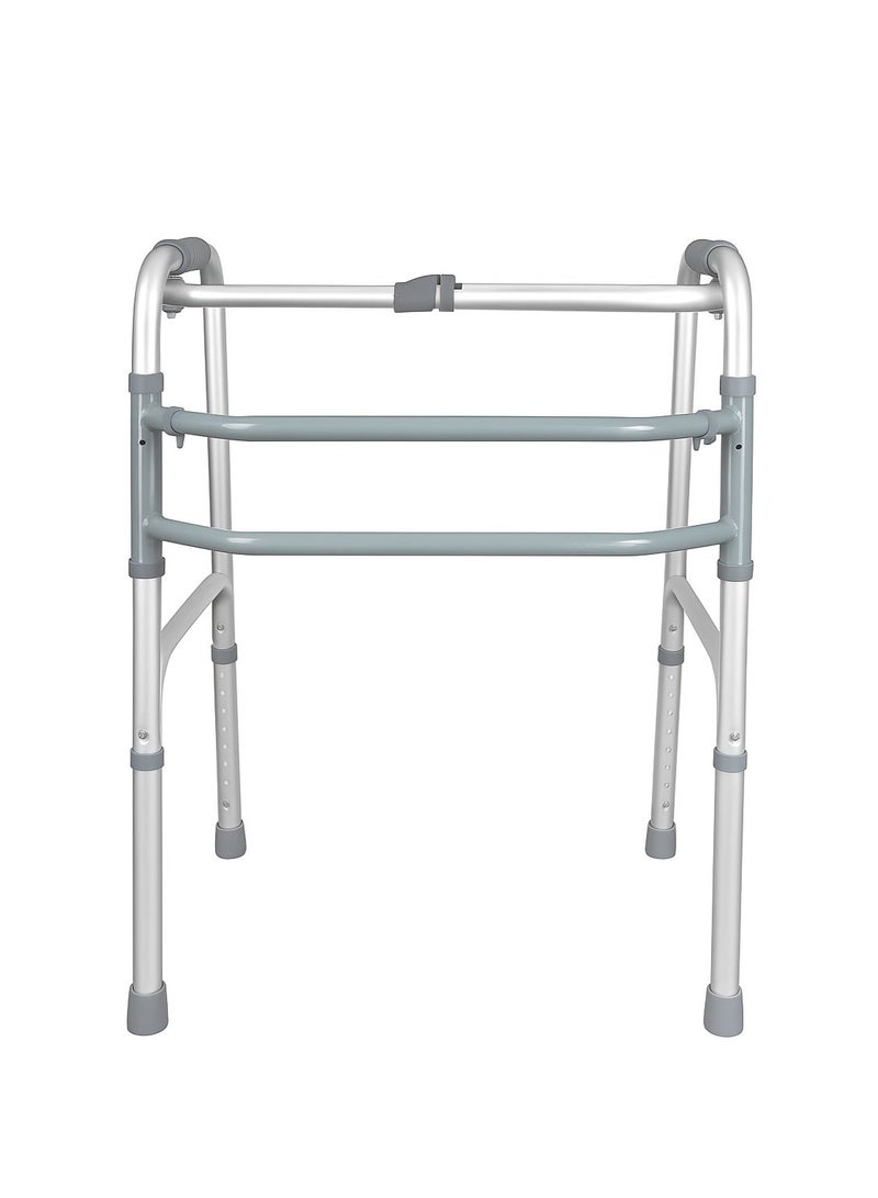 Advance Care Adjustable Foldable Aluminum Walker Without Wheels – Model 915L - Image 2