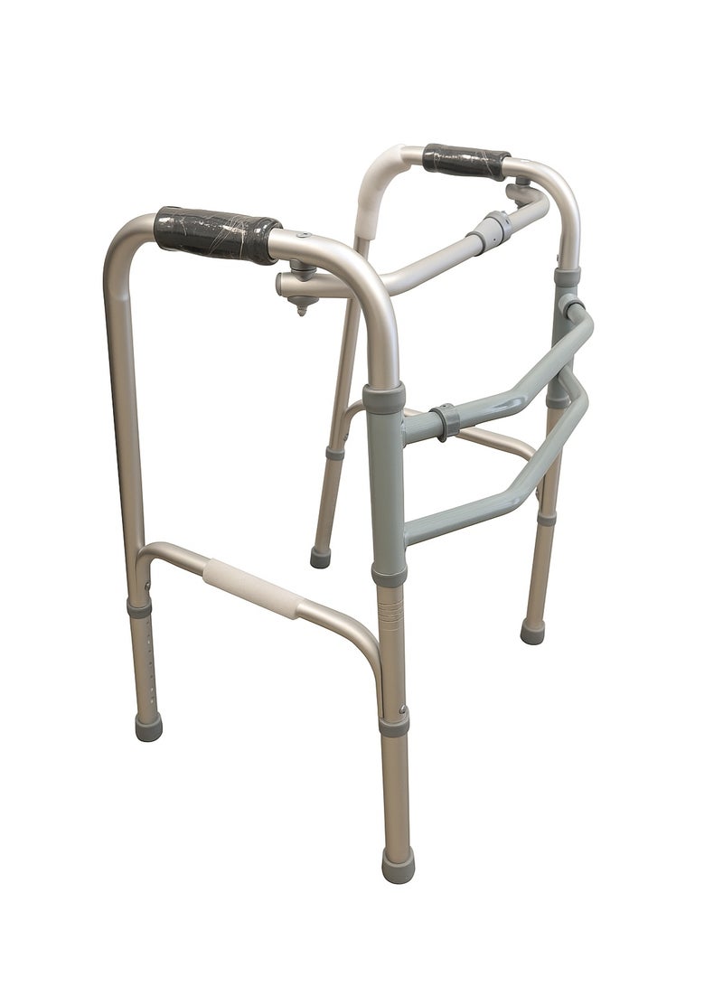 Advance Care Adjustable Foldable Aluminum Walker Without Wheels – Model 915L - Image 3