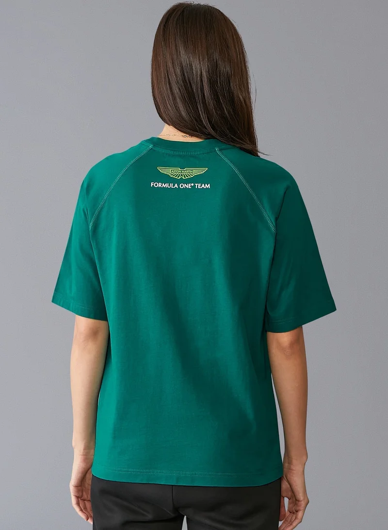 Aston Martin  ASTON MARTIN F1 LOGO T-SHIRT  | Best Price UAE