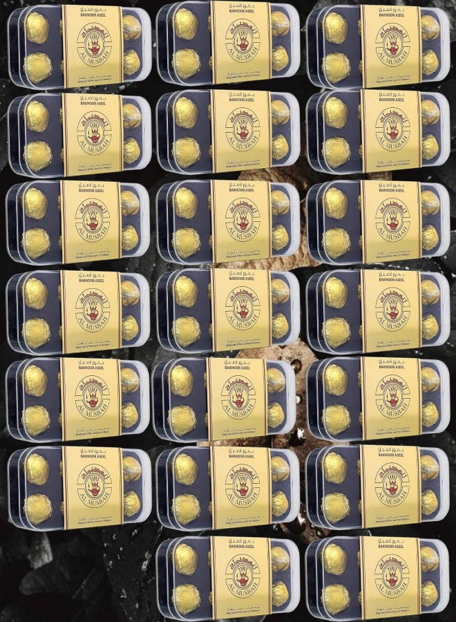 almusbah perfumes 20 Pieces Al Musbah Bakhoor Aseel 40 Grams  - Image 1