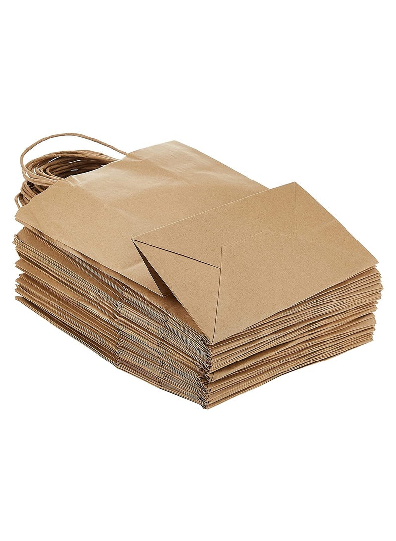 giftex Pack of 50 pieces A5 size kraft paper bags  - Image 2