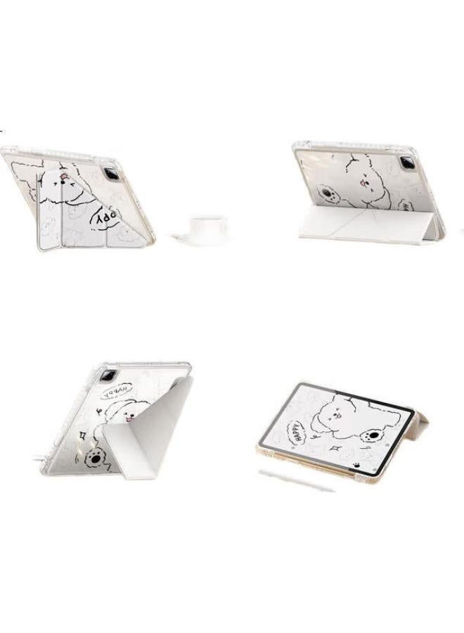 Shell Sister Suitable For Xiaomi Tablet 7/7 Pro Protective Case 11.2 Inch Model Xiaomi Tablet Protective Shell Anti-Bending Cartoon With Pen Slot Y-Type Three-Fold Simple - Image 1