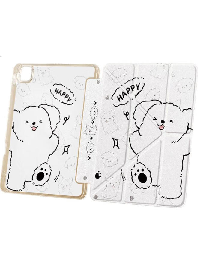Shell Sister Suitable For Xiaomi Tablet 7/7 Pro Protective Case 11.2 Inch Model Xiaomi Tablet Protective Shell Anti-Bending Cartoon With Pen Slot Y-Type Three-Fold Simple - Image 2