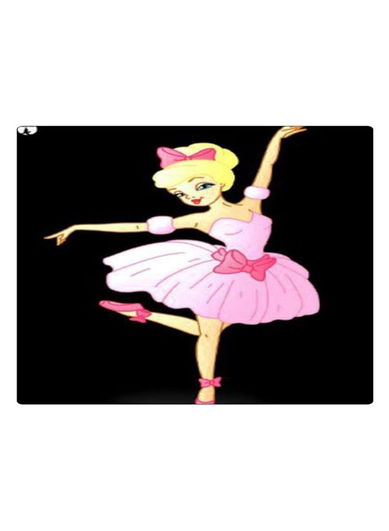 RKN Printed Anti-Slip Gaming Mouse Pad Pink/Beige/Black