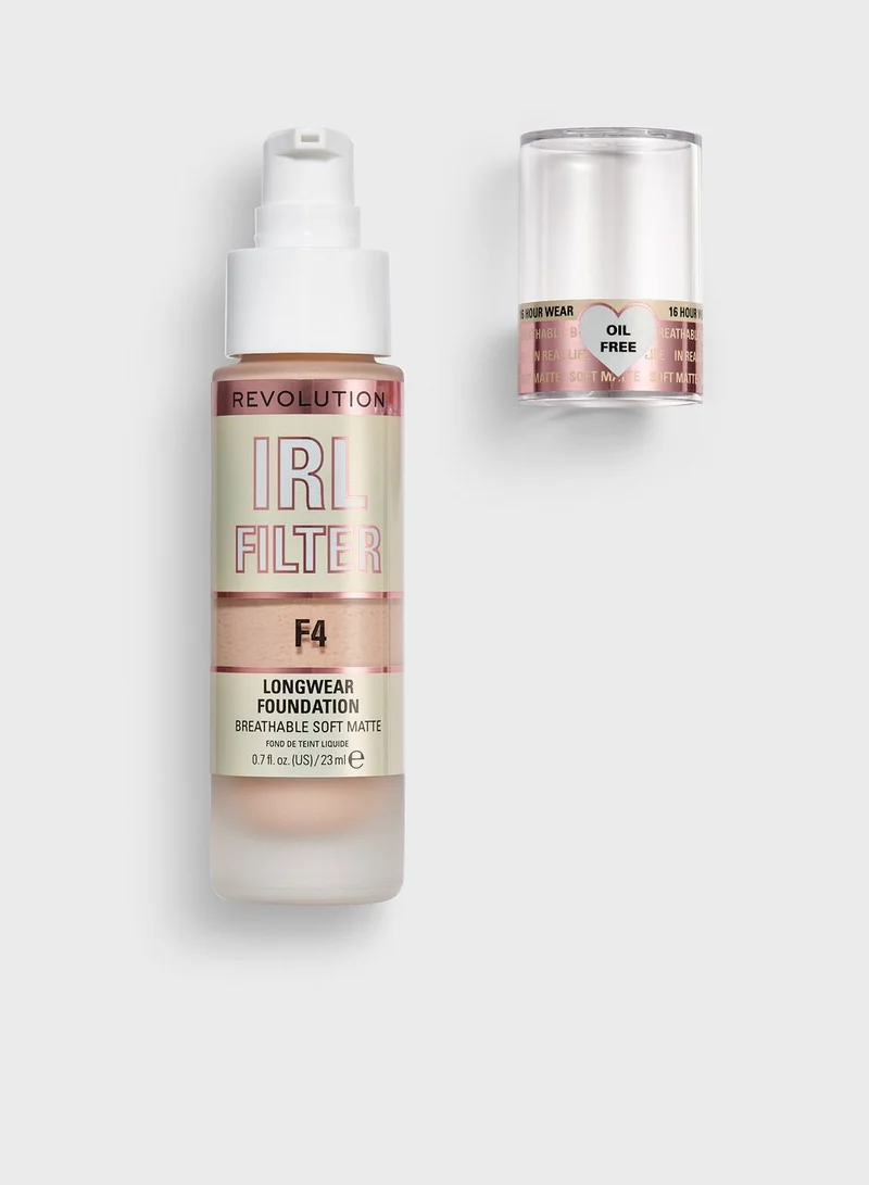 REVOLUTION Revolution IRL Filter Longwear Foundation F4