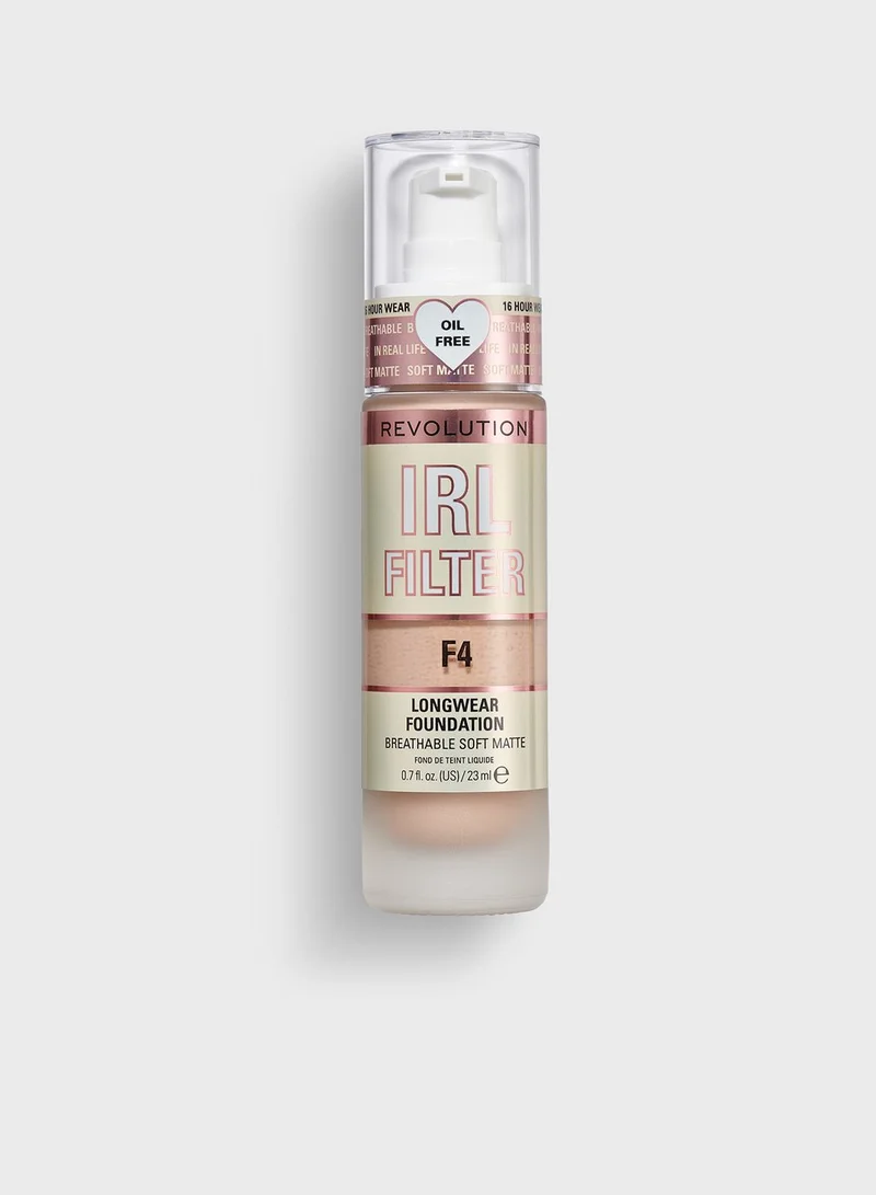 REVOLUTION Revolution IRL Filter Longwear Foundation F4