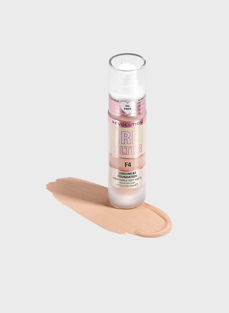 REVOLUTION Revolution IRL Filter Longwear Foundation F4
