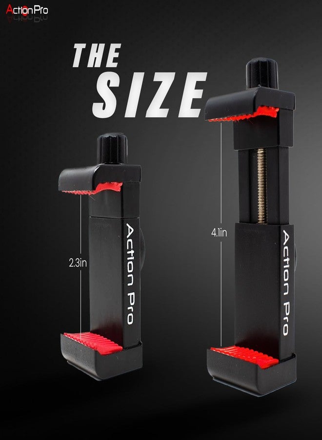 Action Pro Universal Tripod Phone Holder 1/4 Adapter | Phone Tripod Mount | Cell Phone Holder Mount Adapter Compatible with Xiaomi/Samsung/Vivo/Realme/Oppo/Apple//Micromax/Google (Made in India) - Image 5