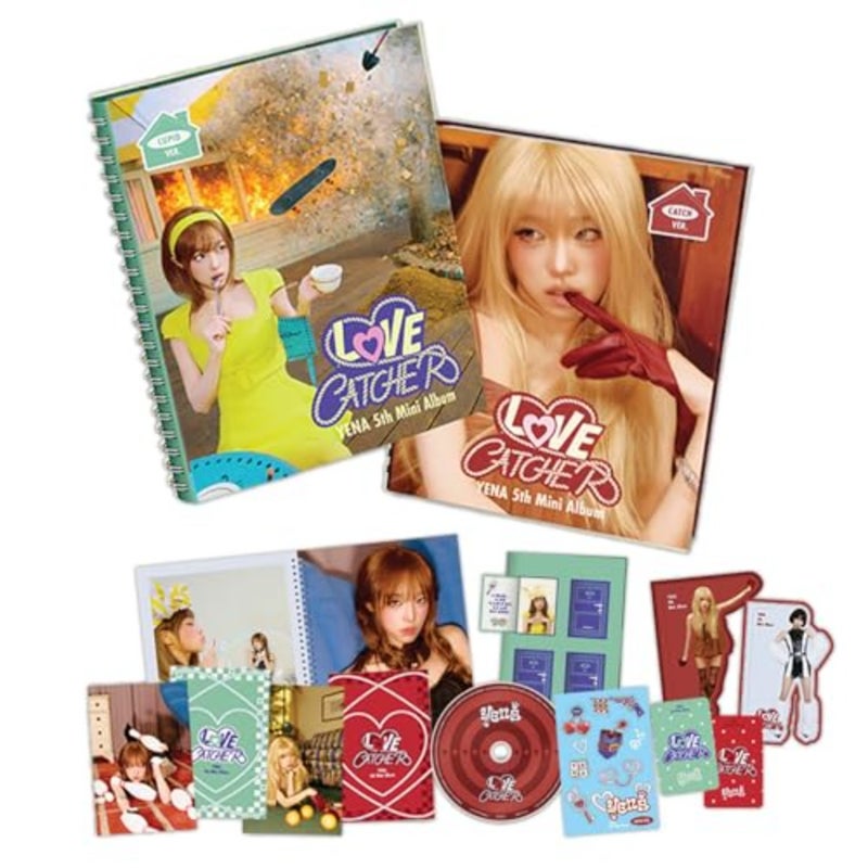 LOVE CATCHER 5th Mini Album Random Ver. Photobook + CD-R + Sticker + Postcard + Bookmark + 2 Extra Photocards K-POP Sealed Album - Image 1