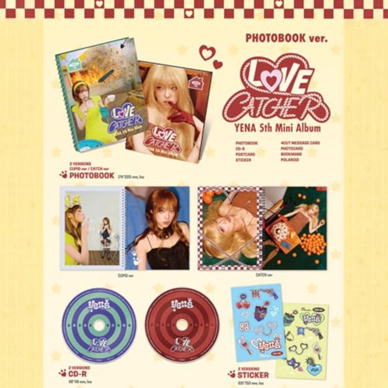 LOVE CATCHER 5th Mini Album Random Ver. Photobook + CD-R + Sticker + Postcard + Bookmark + 2 Extra Photocards K-POP Sealed Album - Image 2