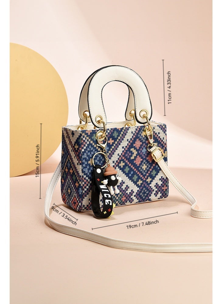 شبيلي حقيبة كتف نسائية عصرية، حقيبة يد للسيدات مزينة بدمية أنيقة، حقيبة توت وكلاتش محمولة، حقيبة صغيرة للهاتف والاستخدام اليومي، حقيبة كروس وحقائب ساتشيل وشاطئ عملية للبنات والطالبات والمراهقات - Image 2