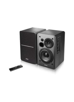 EDIFIER Edifier R1280DBs Active Bluetooth Bookshelf Speakers - Optical Input - 2.0 Wireless Studio Monitor Speaker - 42W RMS with Subwoofer Line Out - Black  - Image 2