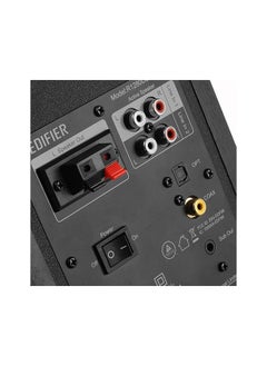 EDIFIER Edifier R1280DBs Active Bluetooth Bookshelf Speakers - Optical Input - 2.0 Wireless Studio Monitor Speaker - 42W RMS with Subwoofer Line Out - Black  - Image 5