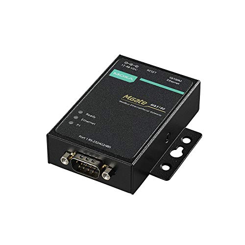 Moxa MGate MB3180: 1 Port RS-232/422/485 Modbus TCP to Serial Communication Gateway - Image 3