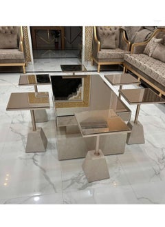 طقم طاولة قهوة مكون من 7 قطع