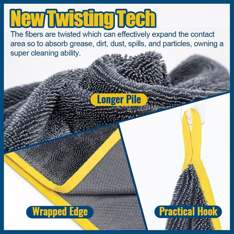 Airlab Extra Large Microfiber Car Drying Towel - Image 4