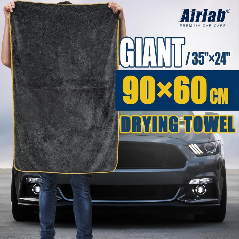 Airlab Extra Large Microfiber Car Drying Towel - Image 2
