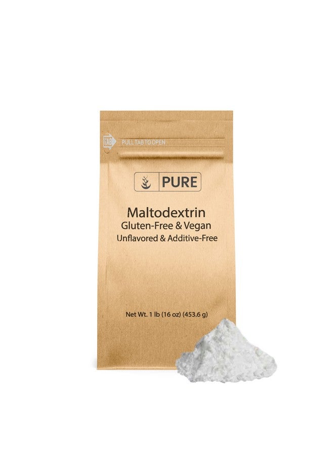 PURE ORIGINAL INGREDIENTS Pure Original Ingredients Maltodextrin (1 lb) Binder & Thickener, Unflavored, No Additives - Image 1