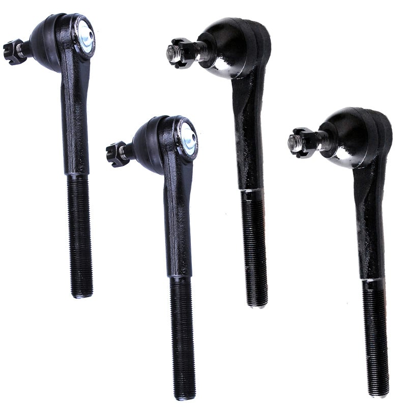 KFVF 4pc Front Inner Outer Tie Rods ES370R ES350L for Chevrolet Chevy C10 PickupC10 SuburbanBel AirBiscayneBlazerCapriceG10 VanImpalaSuburbanP10 Van for GMC C15C1500 Pickup Suburban