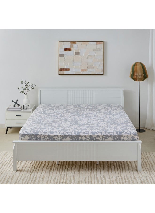 Home Box Aurora Heya Printed Cotton Queen Fitted Sheet 200 x 33 x 150 cm  - Image 3