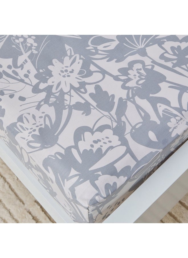 Home Box Aurora Heya Printed Cotton Queen Fitted Sheet 200 x 33 x 150 cm  - Image 5