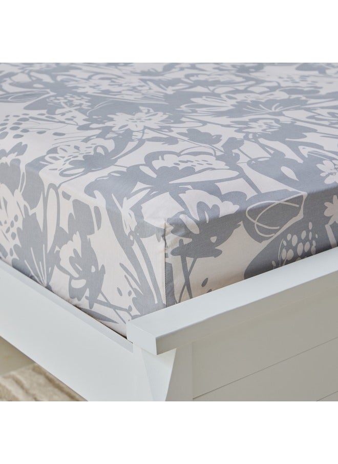 Home Box Aurora Heya Printed Cotton Queen Fitted Sheet 200 x 33 x 150 cm  - Image 4
