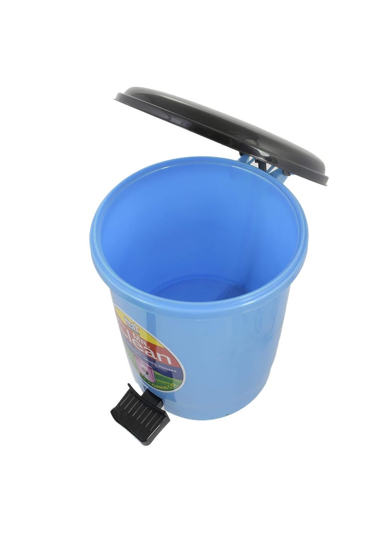 Kuber Industries Kuber Industries Table Top Desk Garbage Dustbin Trash for Office Home Work Place2 LTRSky Blue  - Image 4