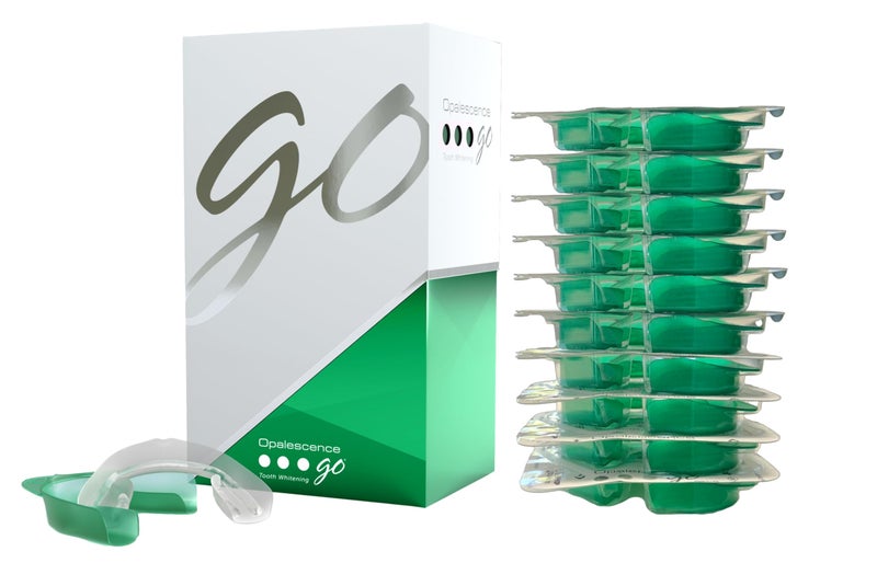 Opalescence Go 10% - Prefilled Teeth Whitening Trays Kit (10 Treatments) - 10% Hydrogen Peroxide - Mint Made by Ultradent Products. Go Teeth Whitening Kit -Mint- GO10-5193-1 - Image 1