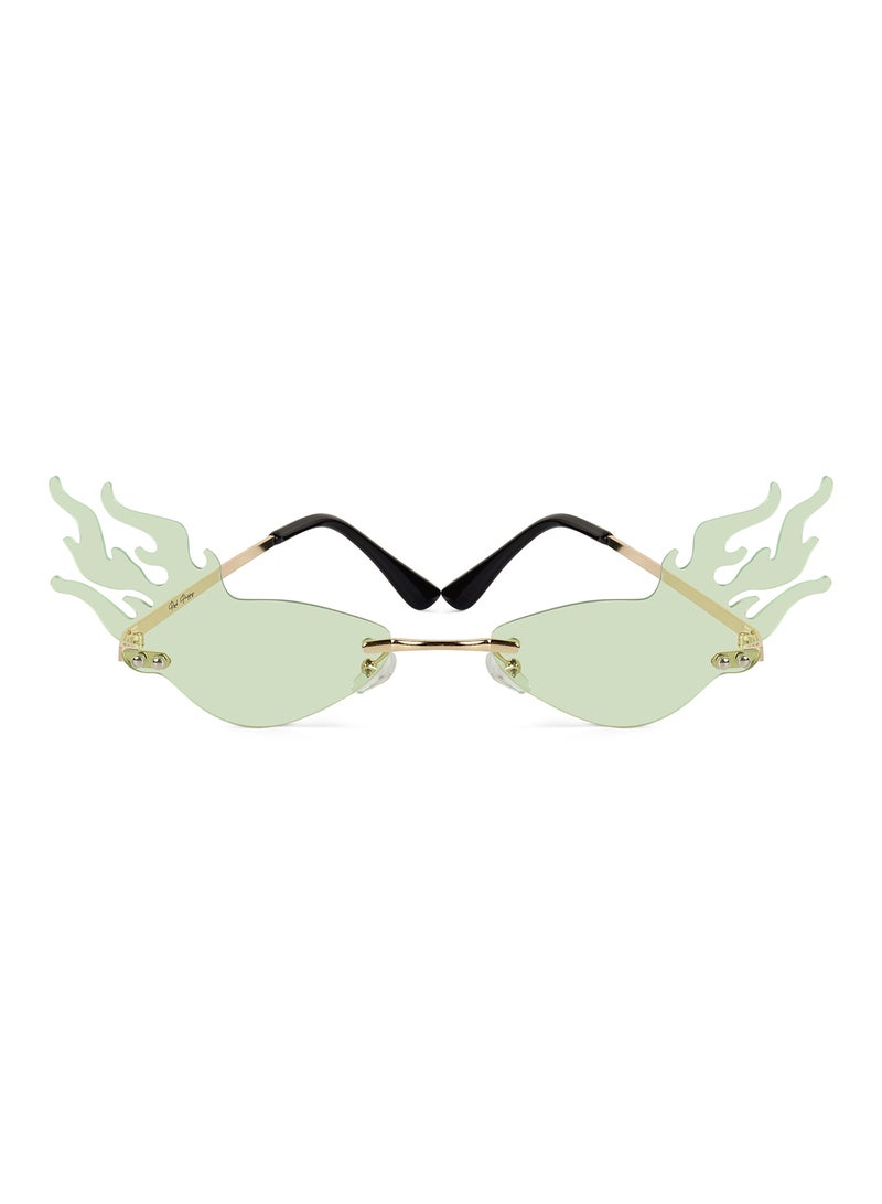 Woggles Red Pappy Velora Green Fire Sunglasses  - Image 1