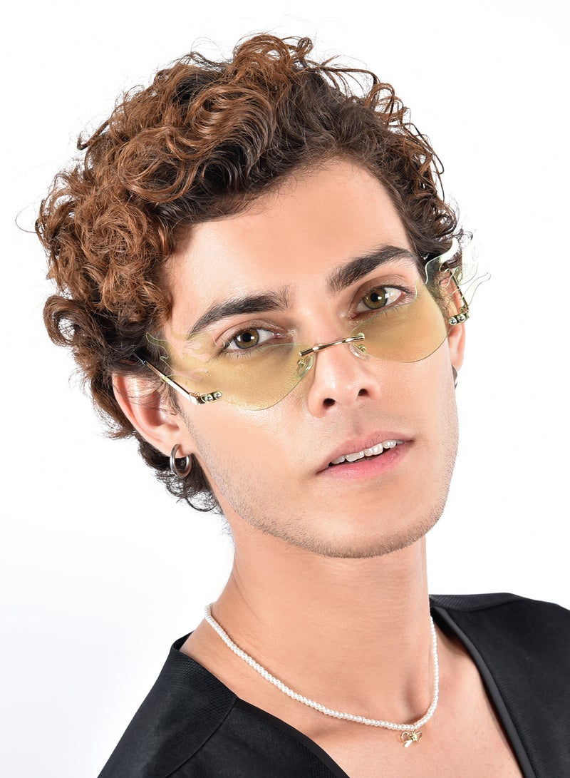 Woggles Red Pappy Velora Green Fire Sunglasses  - Image 3