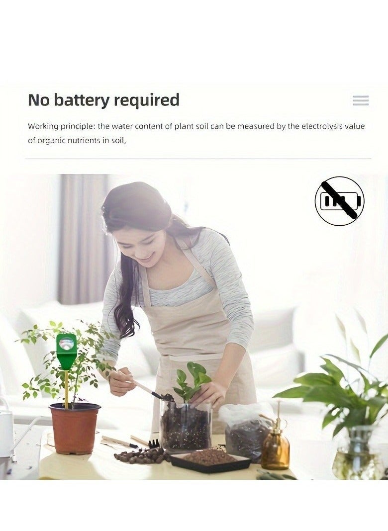1pcs, Soil Moisture Tester Portable Compact Soil Tester Moisture Meter High-precision Plant Flower Pot Land Portable Moisture Moisture Meter Mini Garden Gardening Single Needle Flower Probe Detector  - Image 3