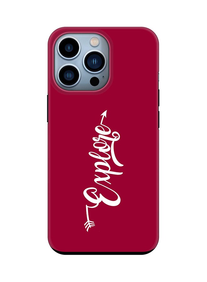 Stylizedd Tough Pro Series Case for iPhone 15 Pro Dual Layer Hybrid PC TPU Customized Mobile Cover Matte Finish Phone Case - Explore - Image 1