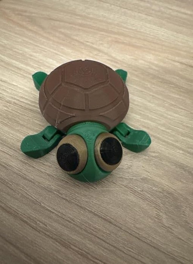 Beoals TinyShell Turtle – 3D Printed Cute Turtle Toy for Kids, Decor, and Collectors | Print-in-Place Articulated Model - Image 2