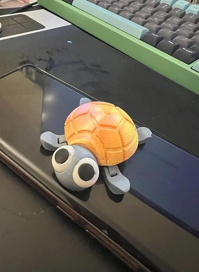 Beoals TinyShell Turtle – 3D Printed Cute Turtle Toy for Kids, Decor, and Collectors | Print-in-Place Articulated Model - Image 4