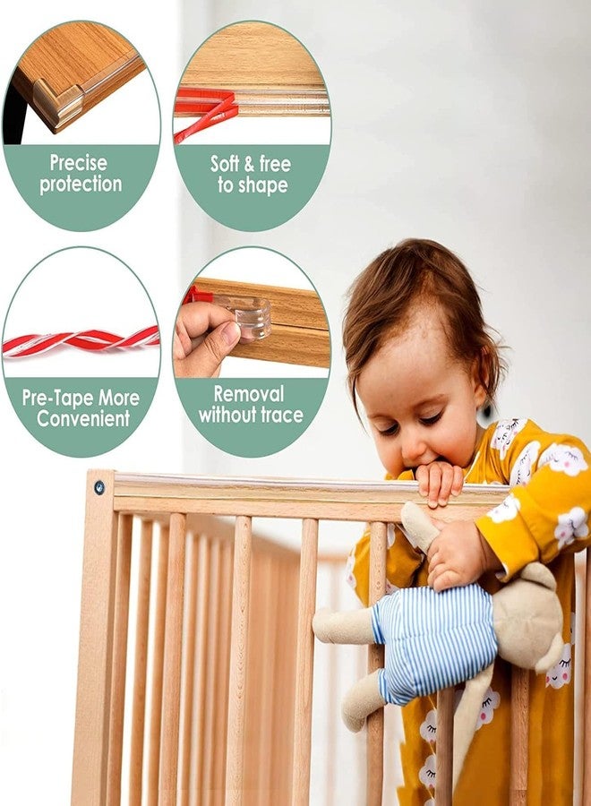 Suicune Baby Proofing Edge Protector Strip, 9.8 FT Transparent Furniture Corner Guard, Edge Protectors with Absorbing Design for Table, Desk - Image 5